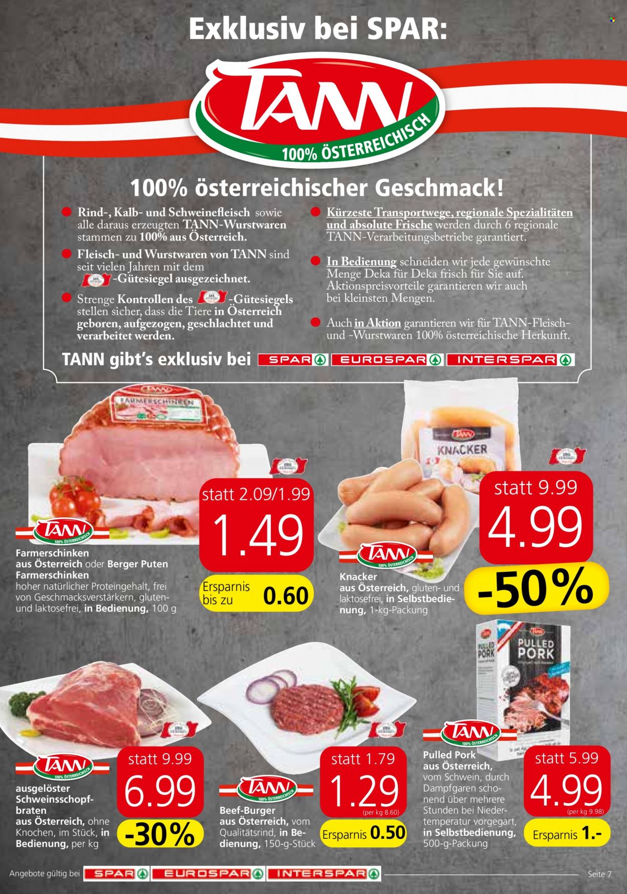 Angebote SPAR - 31.3.2022 - 6.4.2022. Seite 7