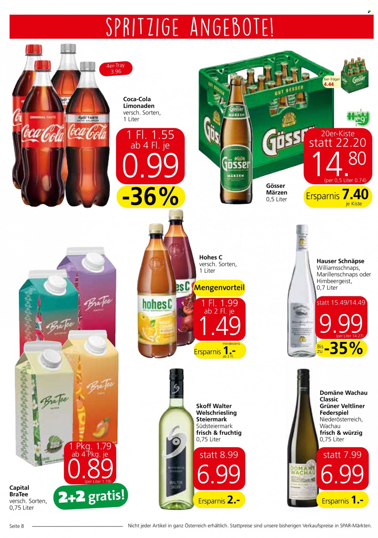 Angebote EUROSPAR - 31.3.2022 - 6.4.2022. Seite 8