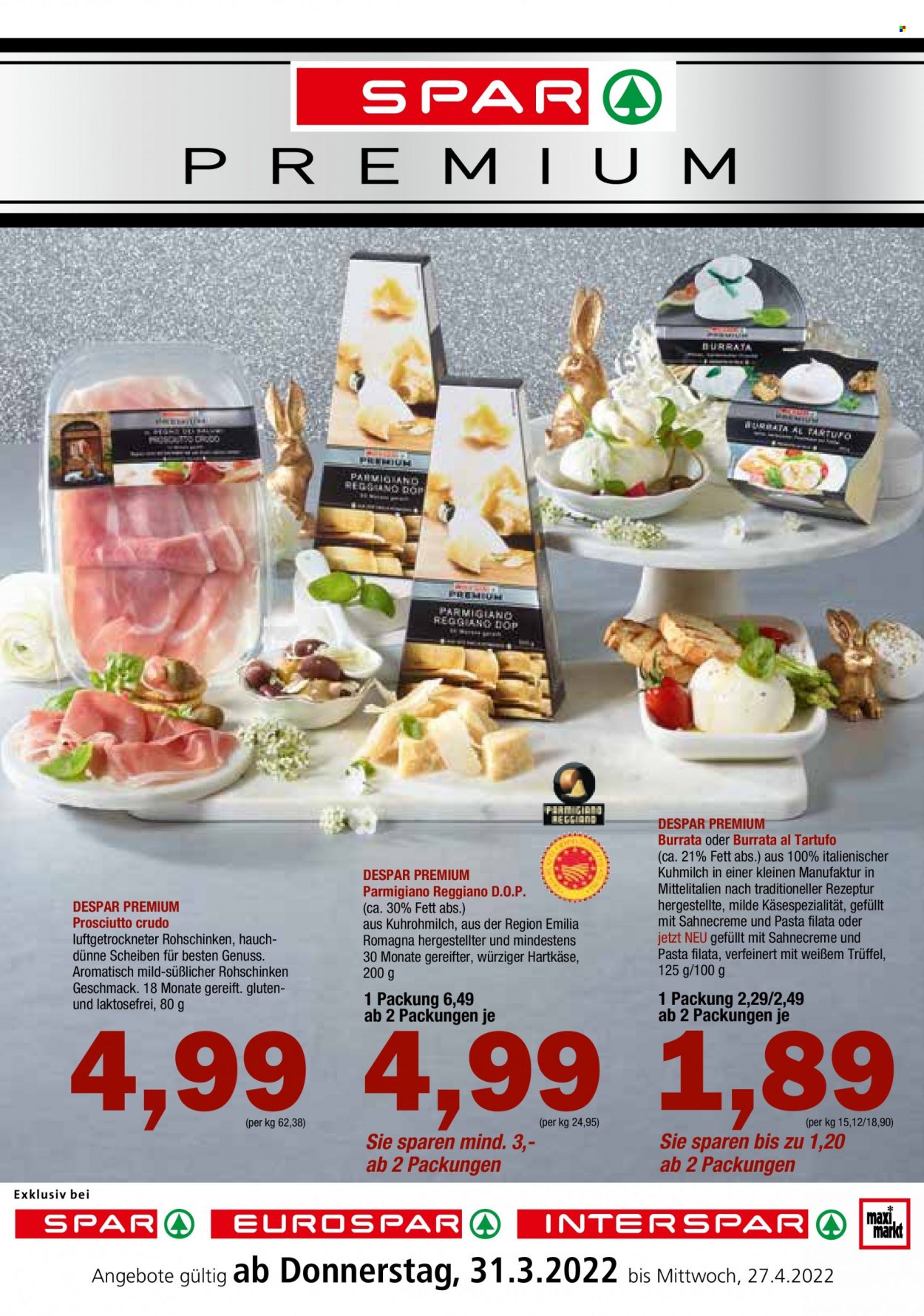 Angebote INTERSPAR - 31.3.2022 - 27.4.2022. Seite 1