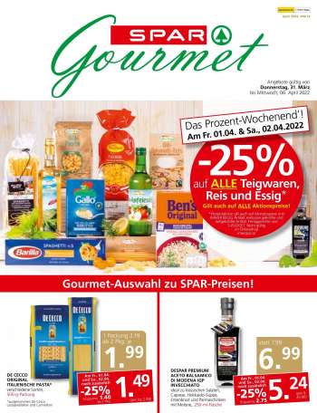 Angebote SPAR - 31.3.2022 - 6.4.2022.