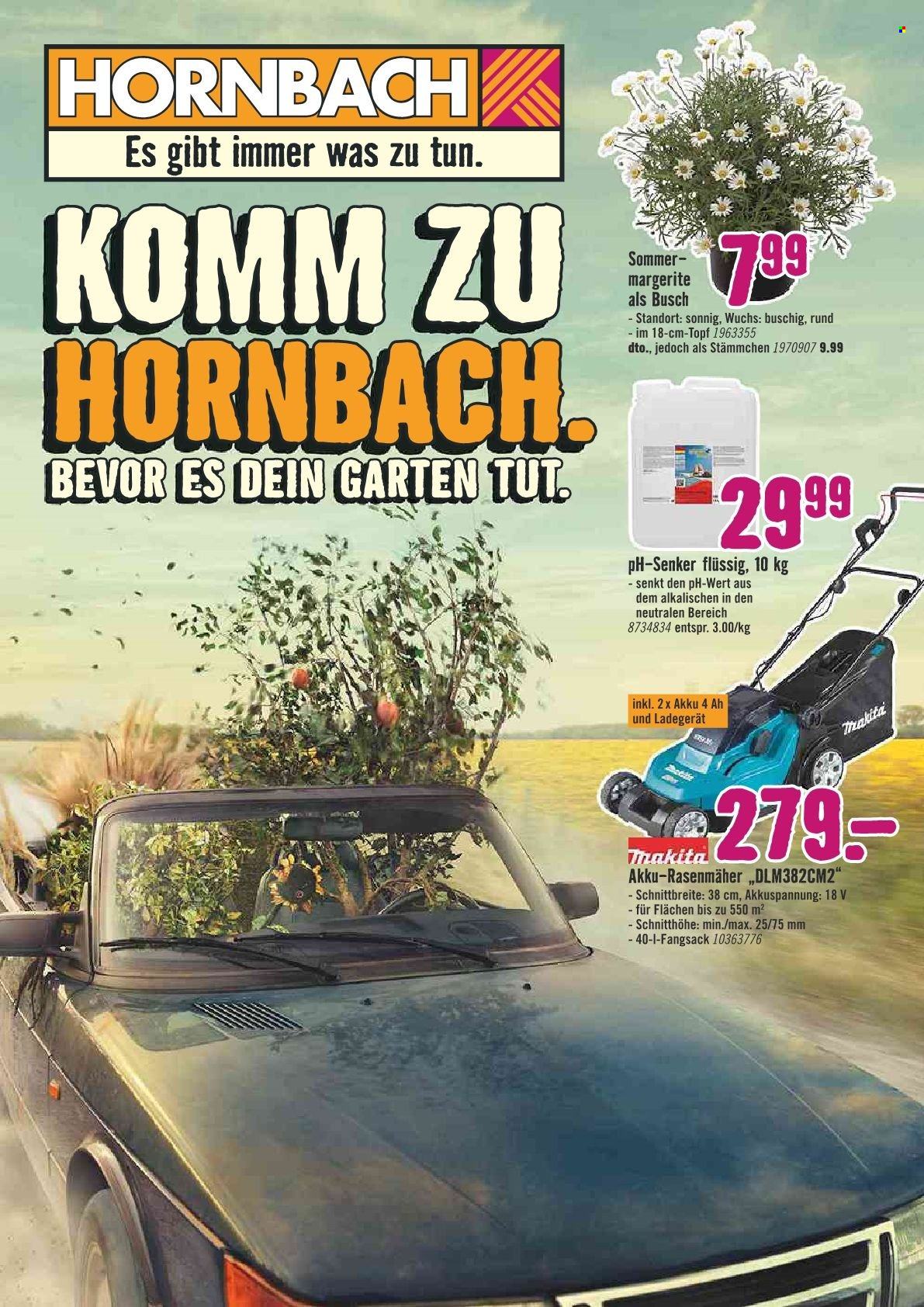 Angebote Hornbach - 31.3.2022 - 13.4.2022. Seite 1