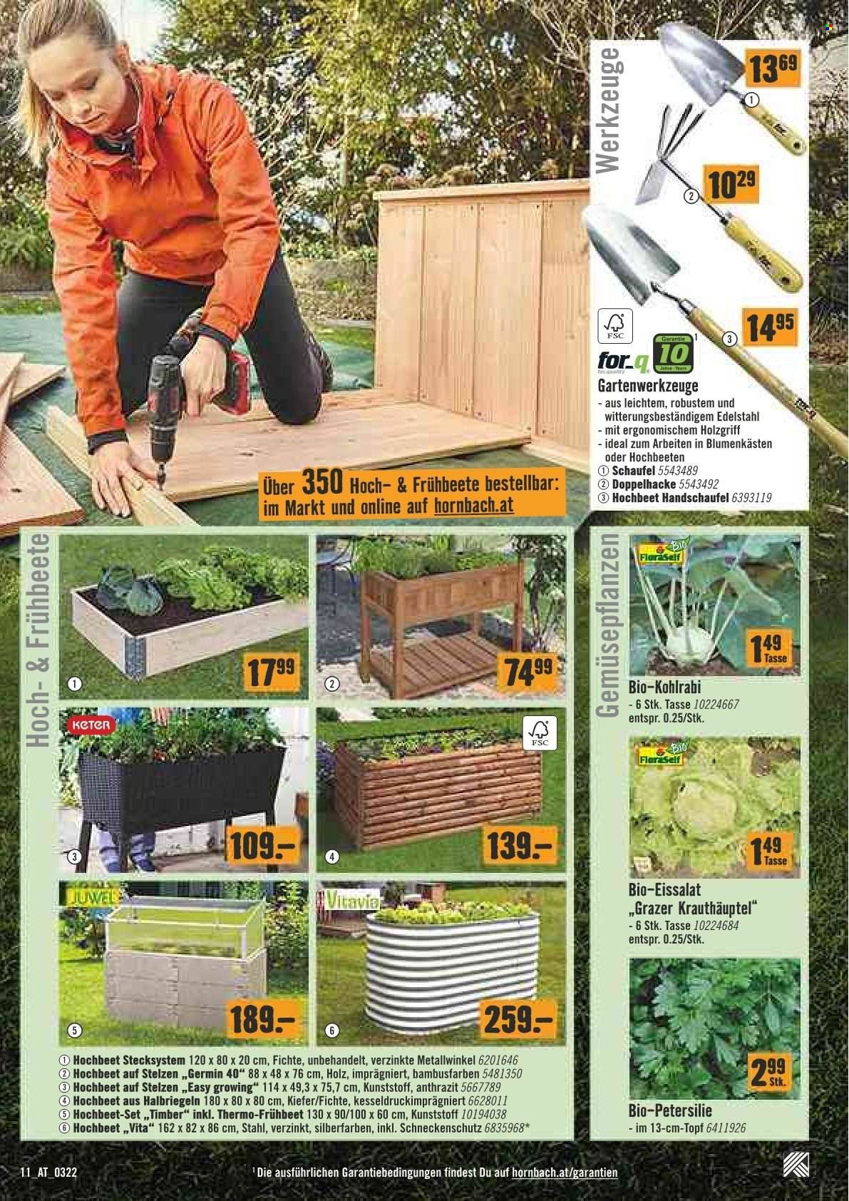 Angebote Hornbach - 31.3.2022 - 13.4.2022. Seite 11
