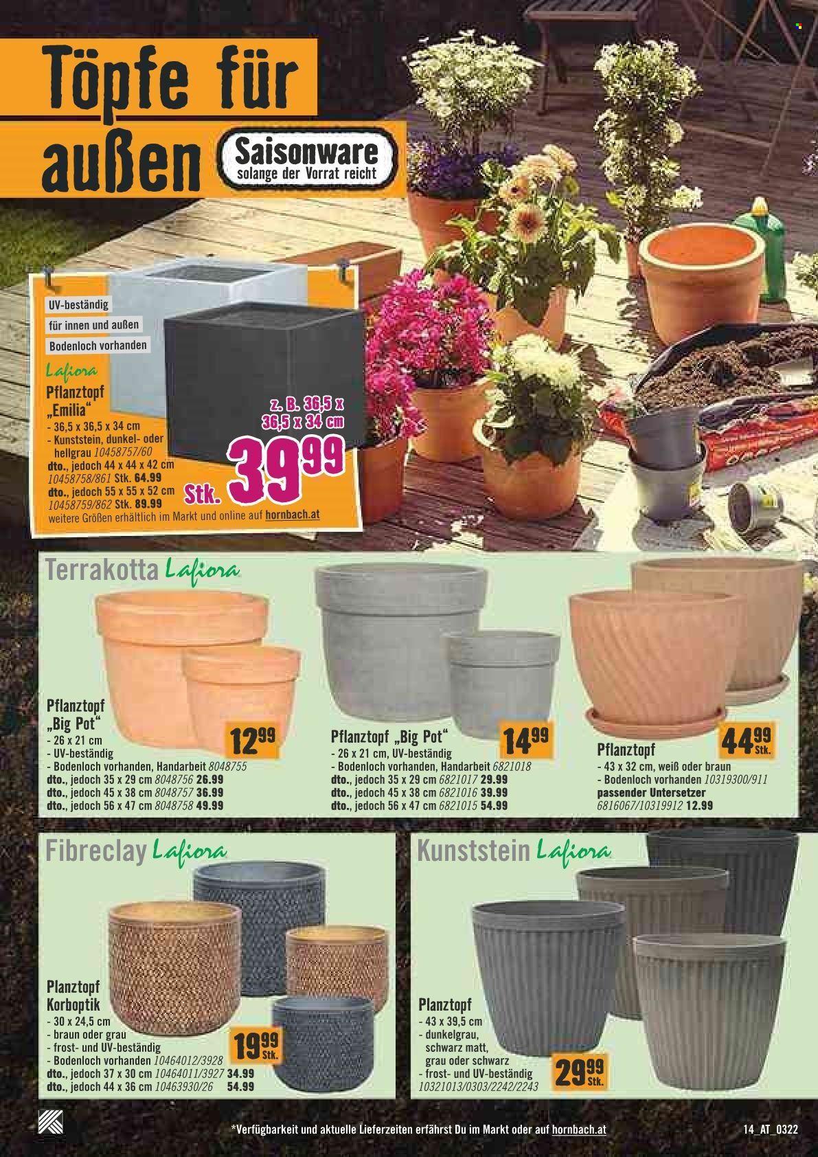 Angebote Hornbach - 31.3.2022 - 13.4.2022. Seite 14