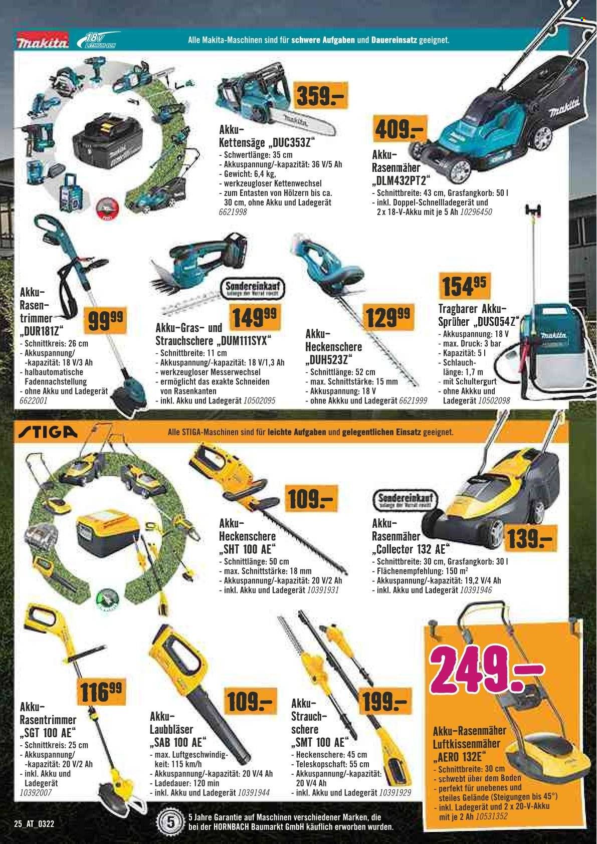 Angebote Hornbach - 31.3.2022 - 13.4.2022. Seite 25