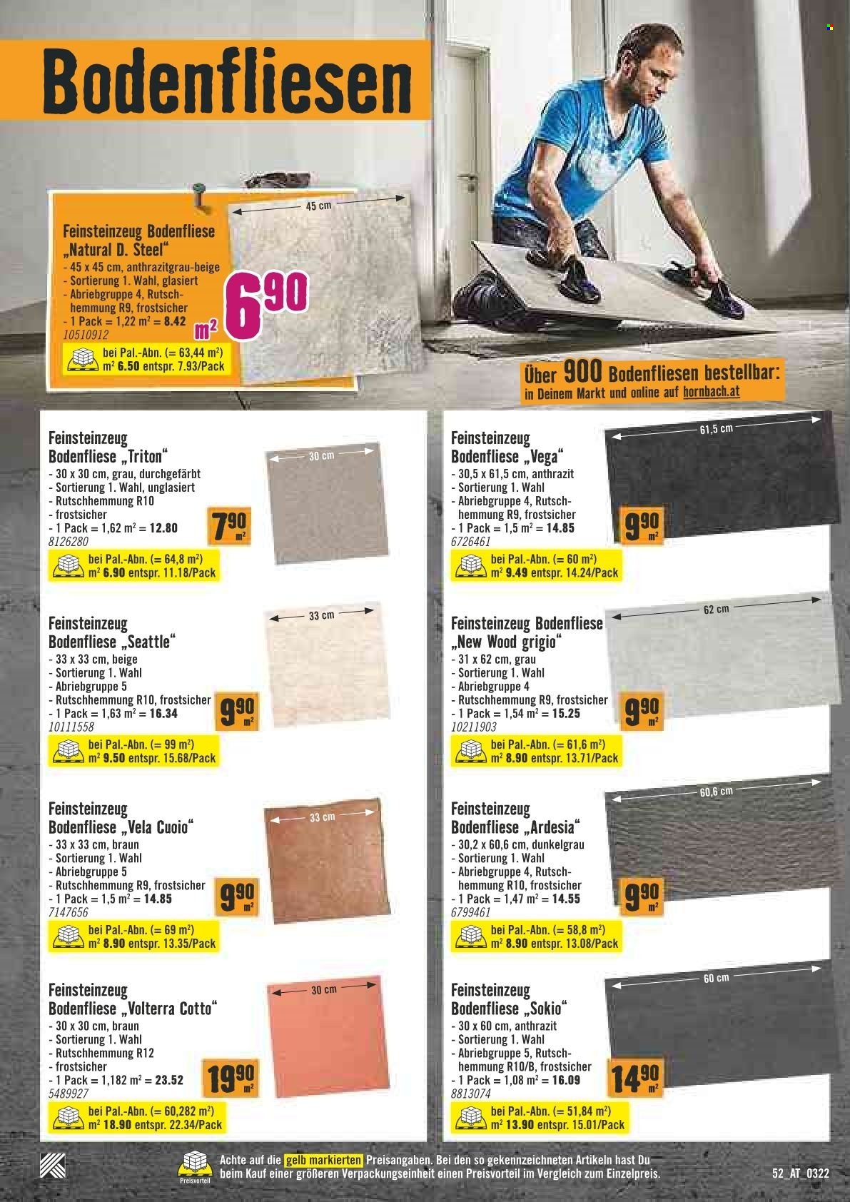 Angebote Hornbach - 31.3.2022 - 13.4.2022. Seite 52