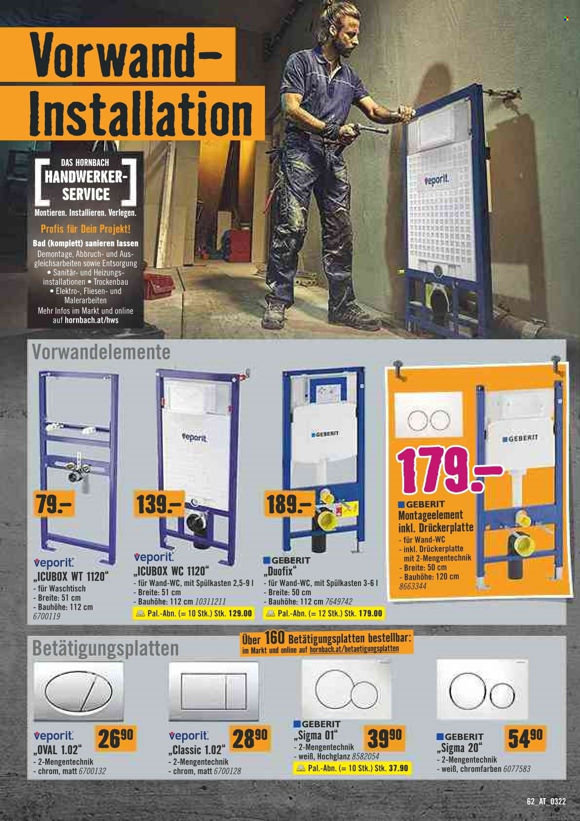 Angebote Hornbach - 31.3.2022 - 13.4.2022. Seite 62