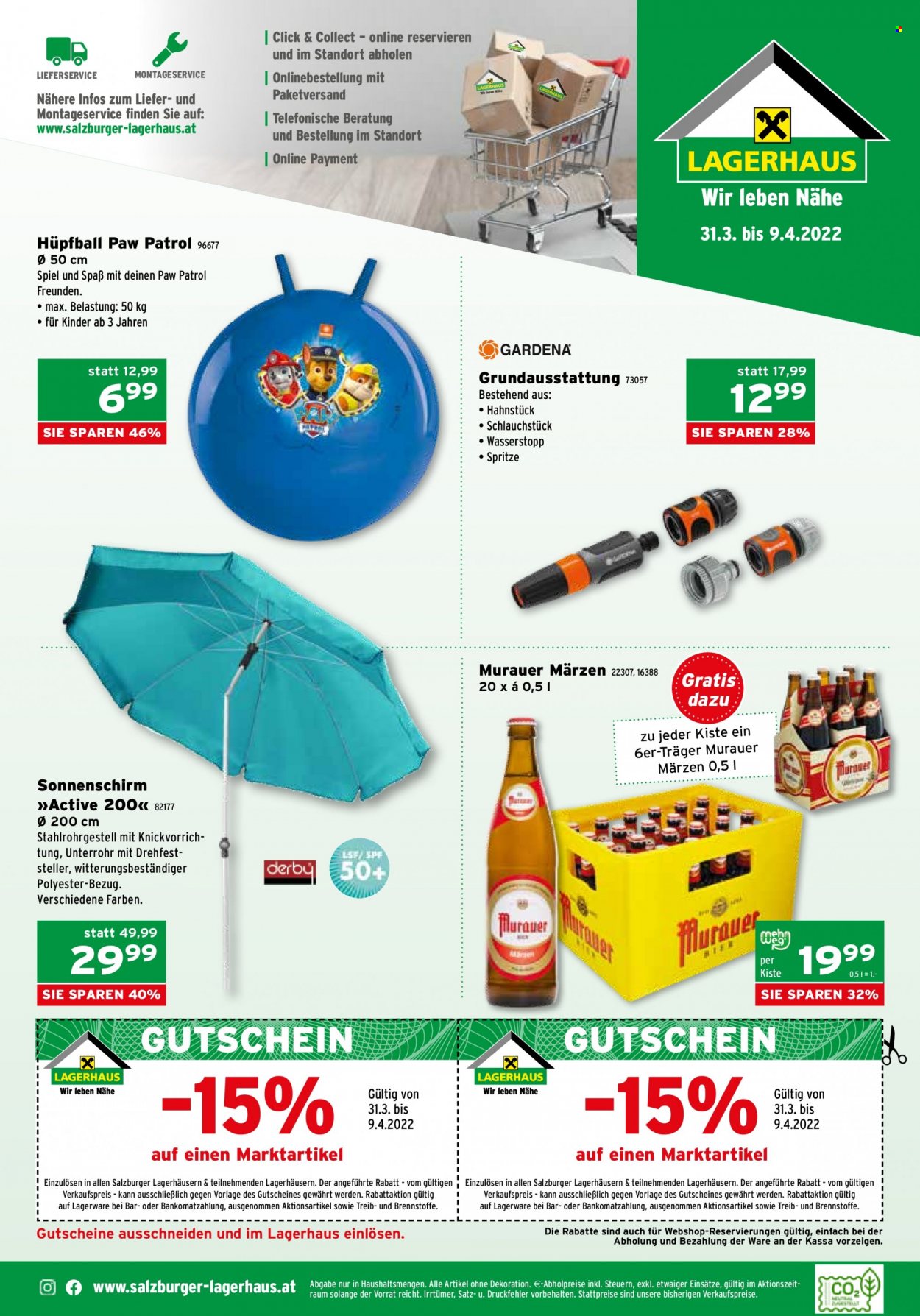 Angebote Salzburger Lagerhaus - 31.3.2022 - 9.4.2022. Seite 20