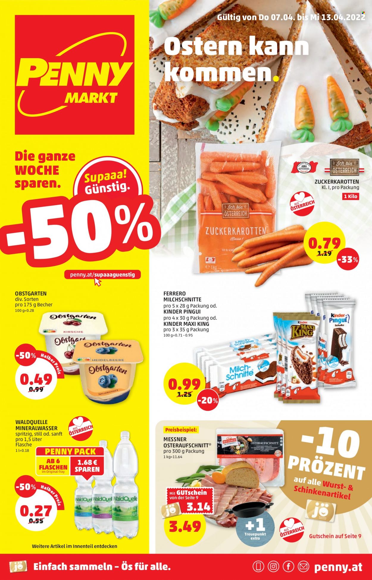 Angebote Penny - 7.4.2022 - 13.4.2022. Seite 1
