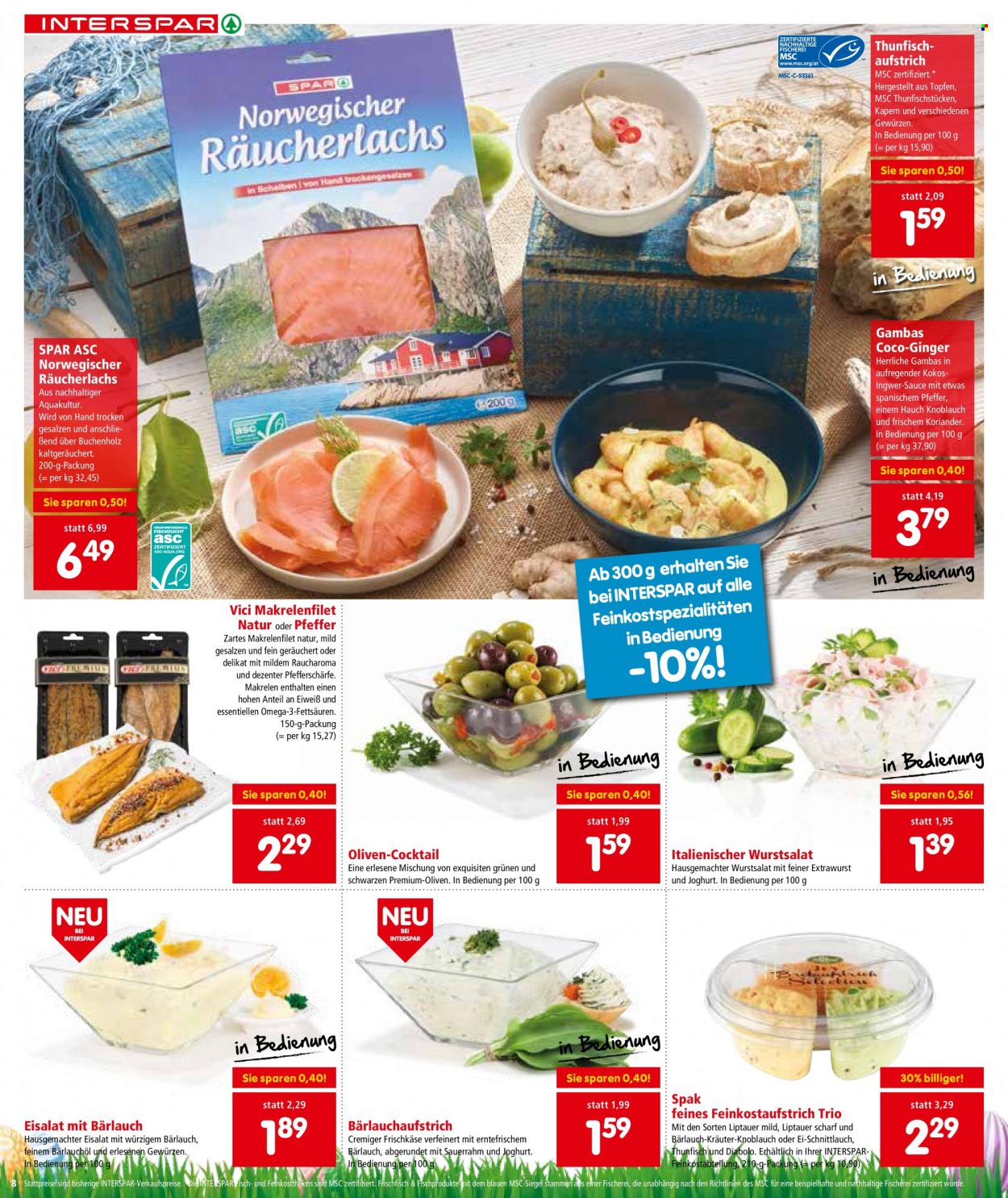 Angebote INTERSPAR - 7.4.2022 - 20.4.2022. Seite 8