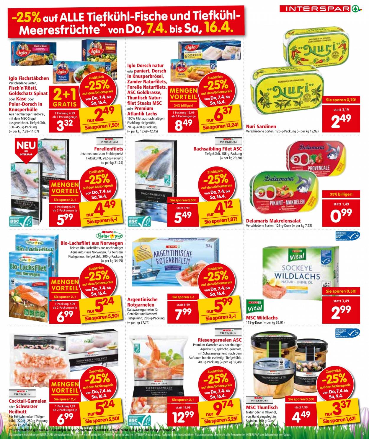 Angebote INTERSPAR - 7.4.2022 - 20.4.2022. Seite 9