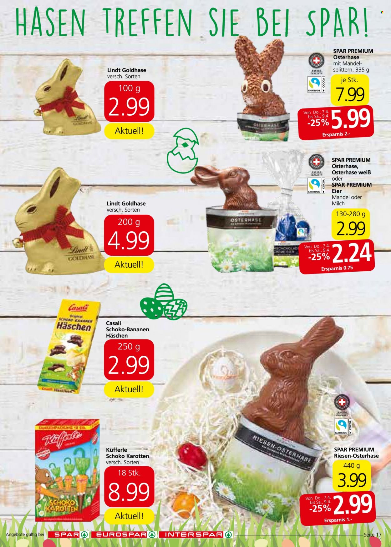 Angebote EUROSPAR - 7.4.2022 - 20.4.2022. Seite 17