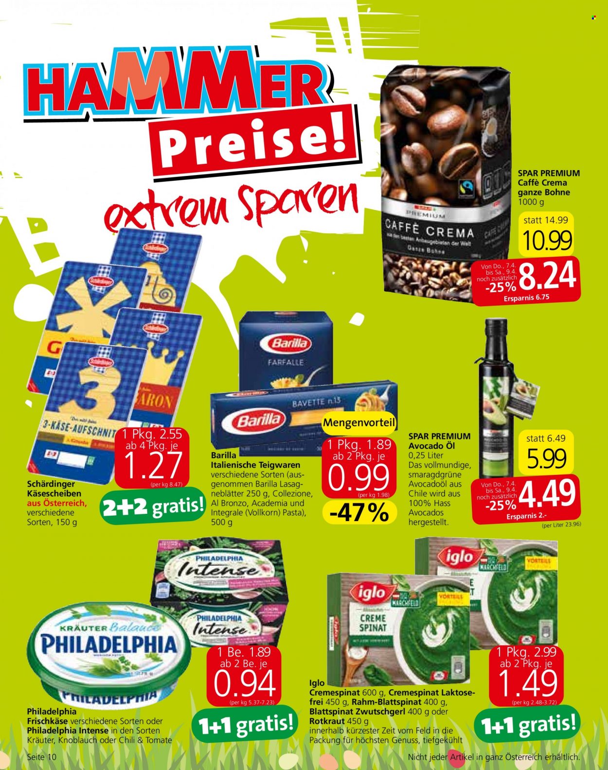 Angebote EUROSPAR - 7.4.2022 - 20.4.2022. Seite 10