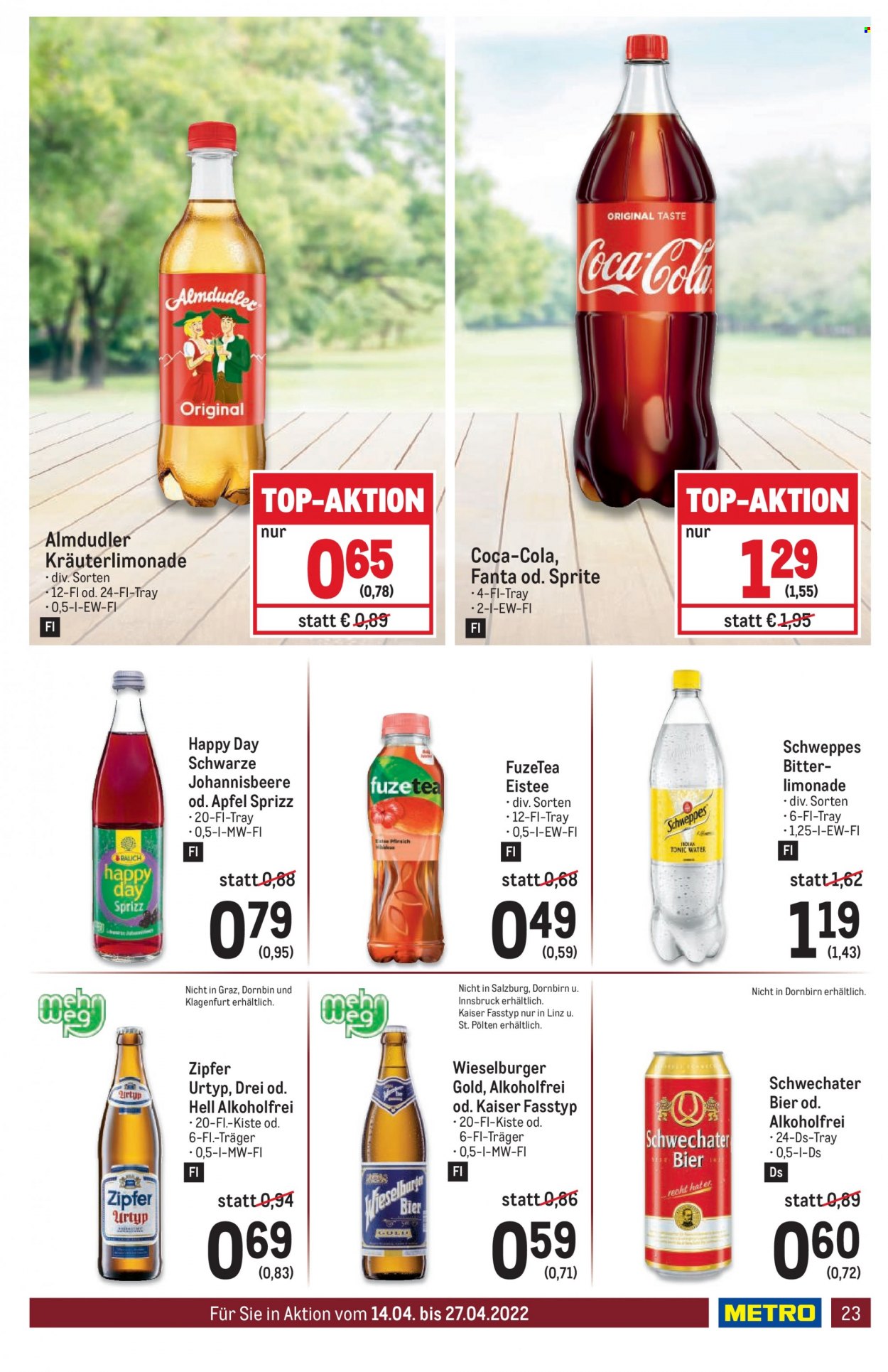 Angebote Metro - 14.4.2022 - 27.4.2022. Seite 23