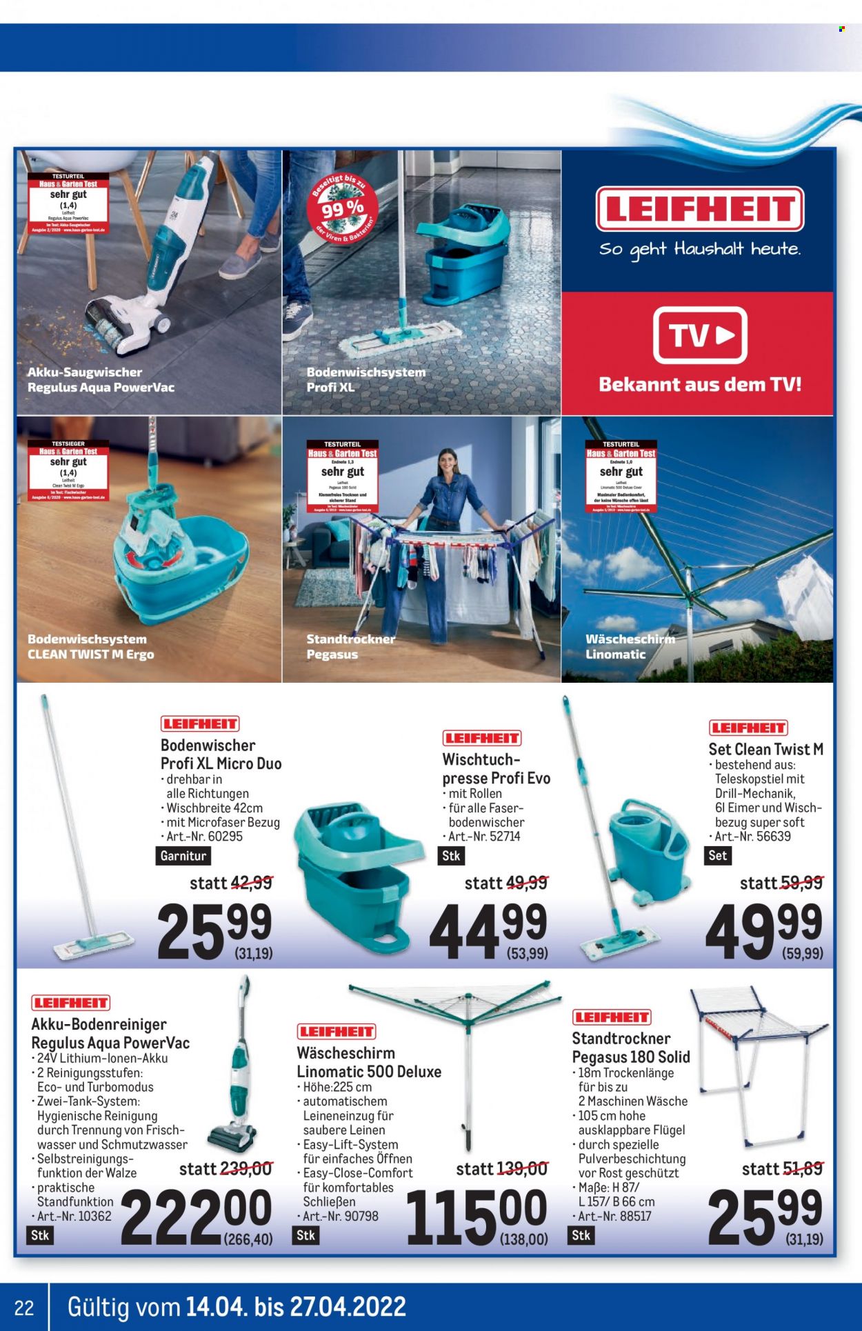 Angebote Metro - 14.4.2022 - 27.4.2022. Seite 22