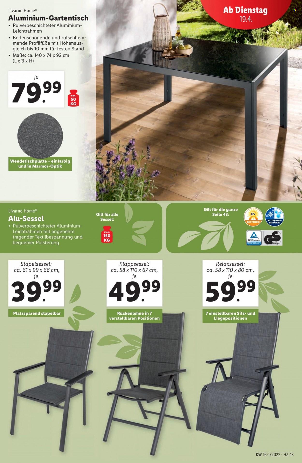 Angebote Lidl - 14.4.2022 - 20.4.2022. Seite 43