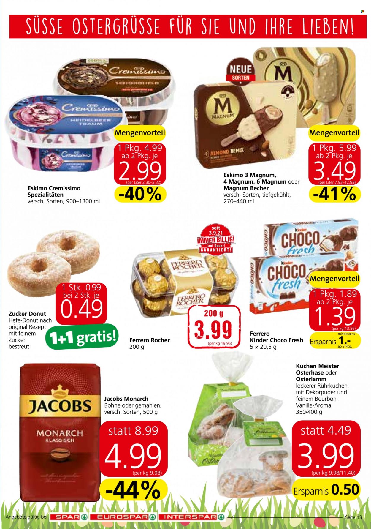 Angebote INTERSPAR - 12.4.2022 - 20.4.2022. Seite 13