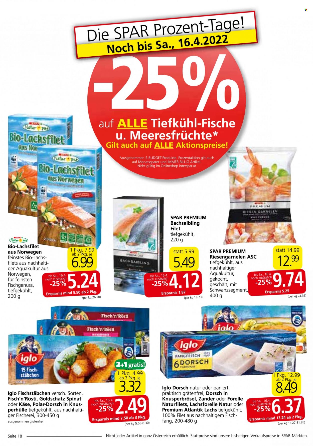 Angebote INTERSPAR - 12.4.2022 - 20.4.2022. Seite 18