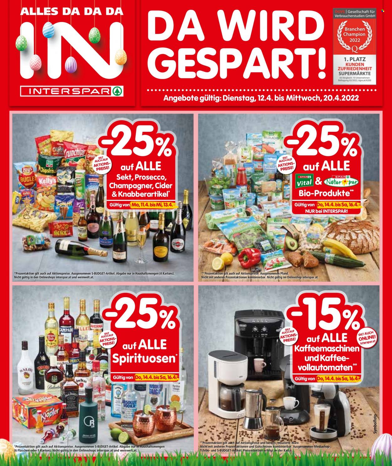 Angebote INTERSPAR - 12.4.2022 - 20.4.2022. Seite 1