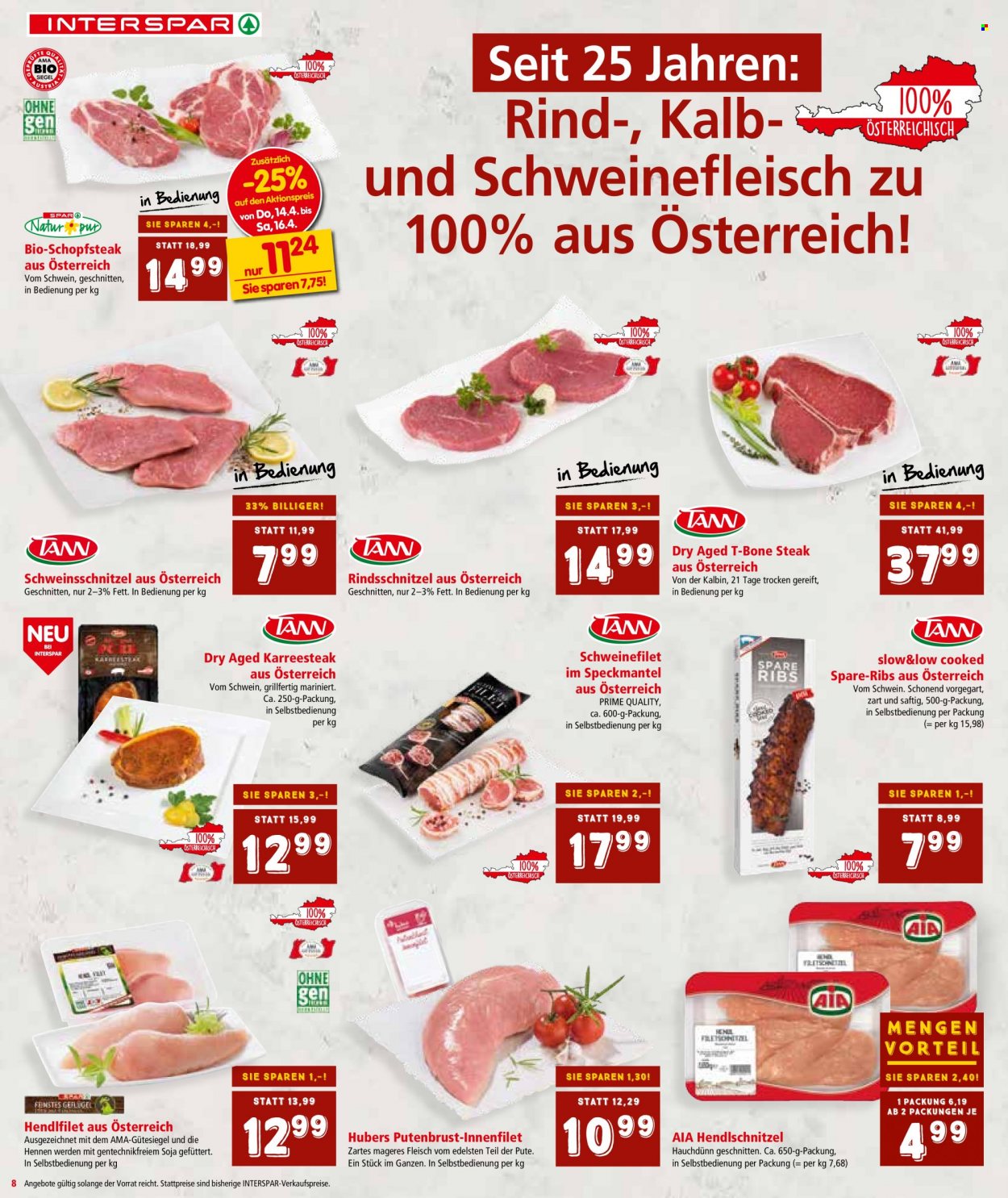 Angebote INTERSPAR - 12.4.2022 - 20.4.2022. Seite 8