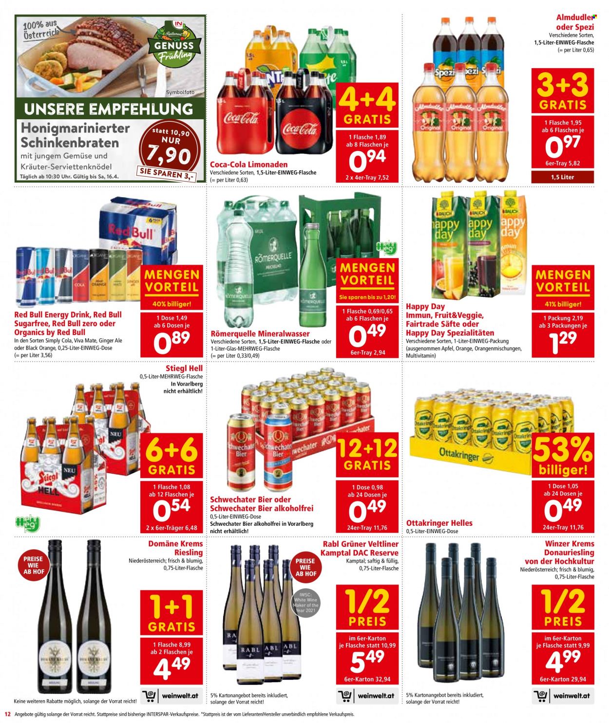 Angebote INTERSPAR - 12.4.2022 - 20.4.2022. Seite 12