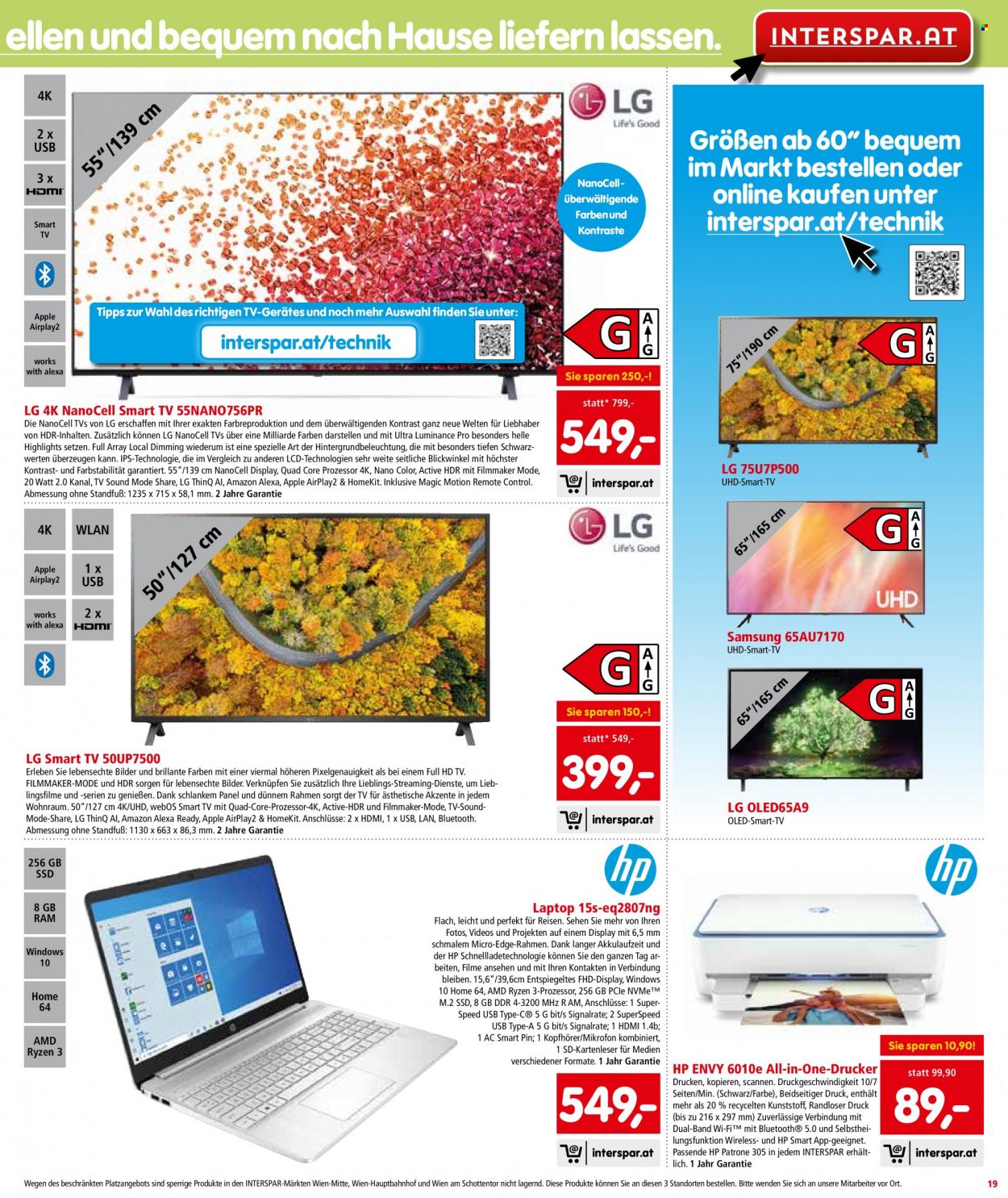 Angebote INTERSPAR - 12.4.2022 - 20.4.2022. Seite 19