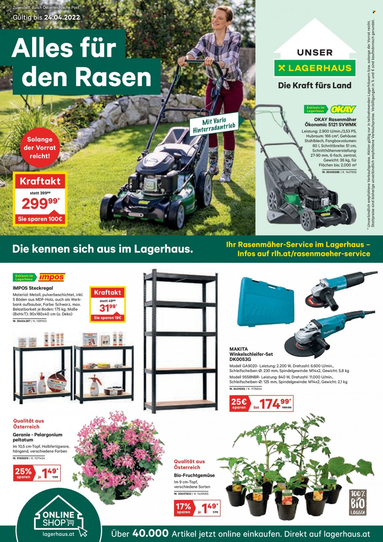 Angebote Lagerhaus - 12.4.2022 - 24.4.2022. Seite 1