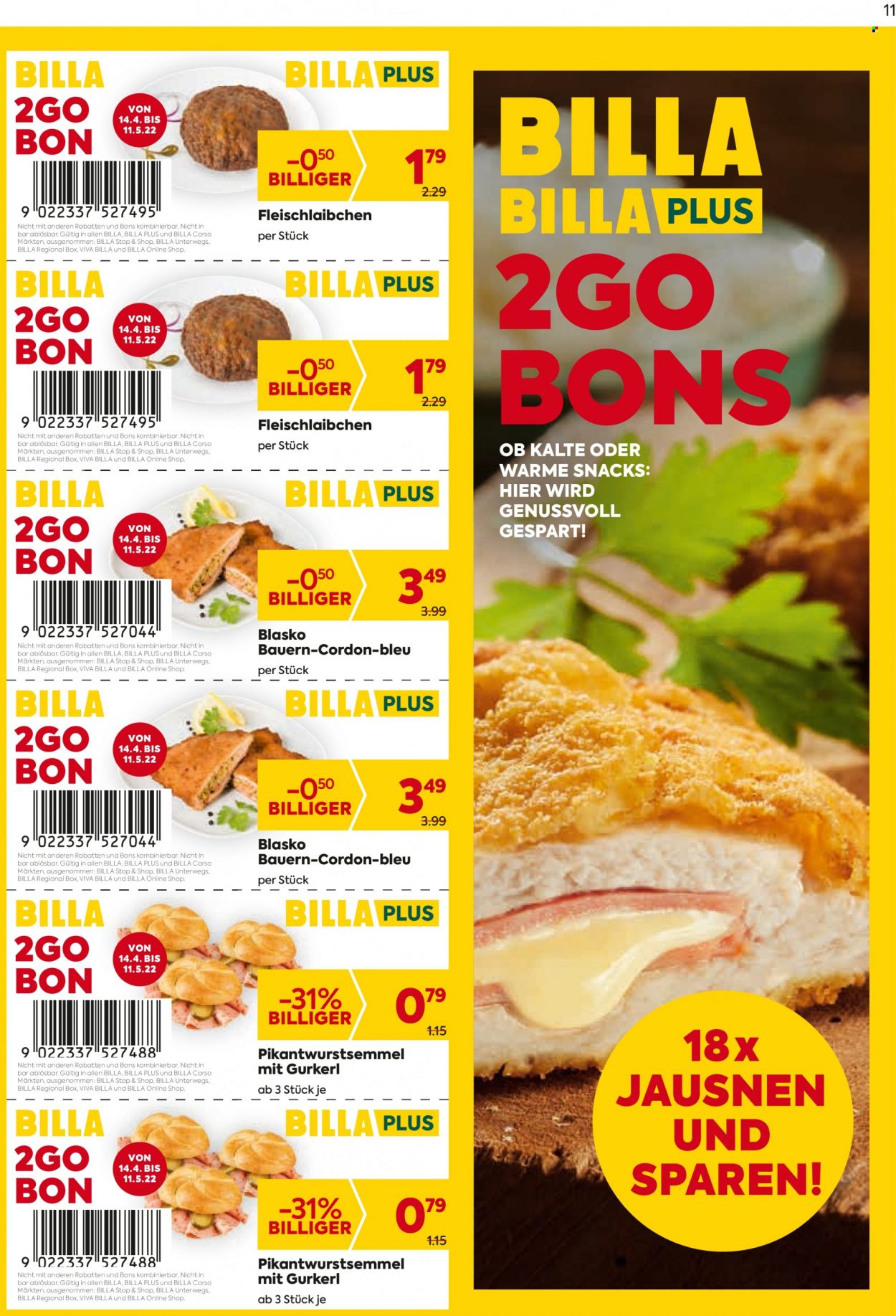 Angebote Billa - 14.4.2022 - 11.5.2022. Seite 1