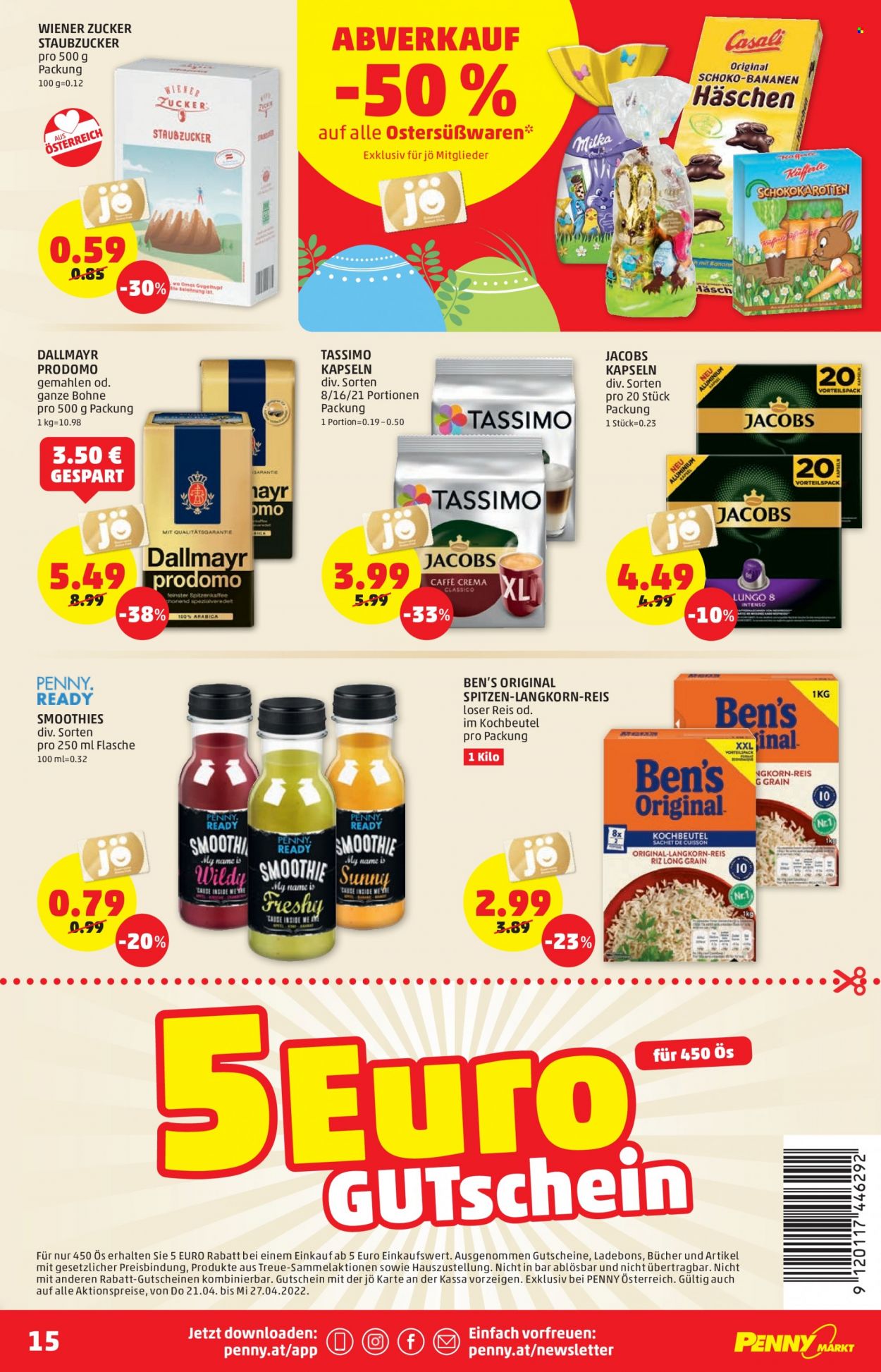 Angebote Penny - 21.4.2022 - 27.4.2022. Seite 15