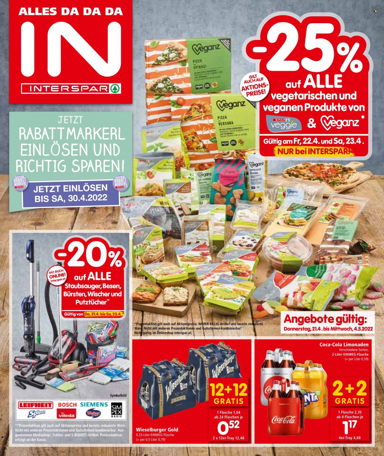 Angebote INTERSPAR - 21.4.2022 - 4.5.2022. Seite 1