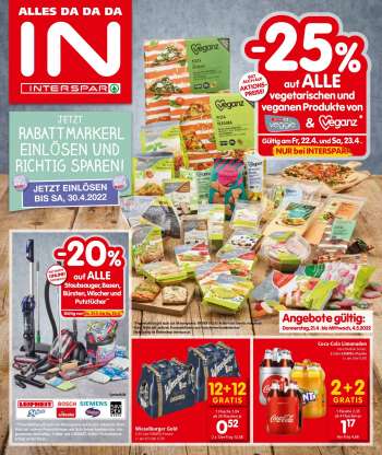 Angebote INTERSPAR - 21.4.2022 - 4.5.2022.