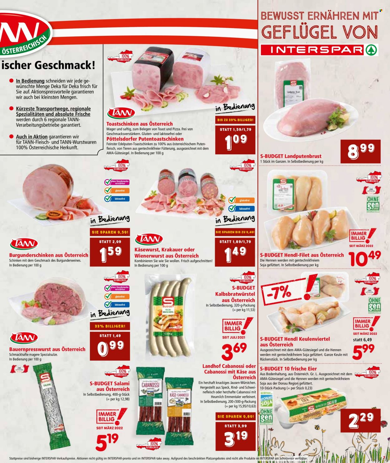 Angebote INTERSPAR - 21.4.2022 - 4.5.2022. Seite 7