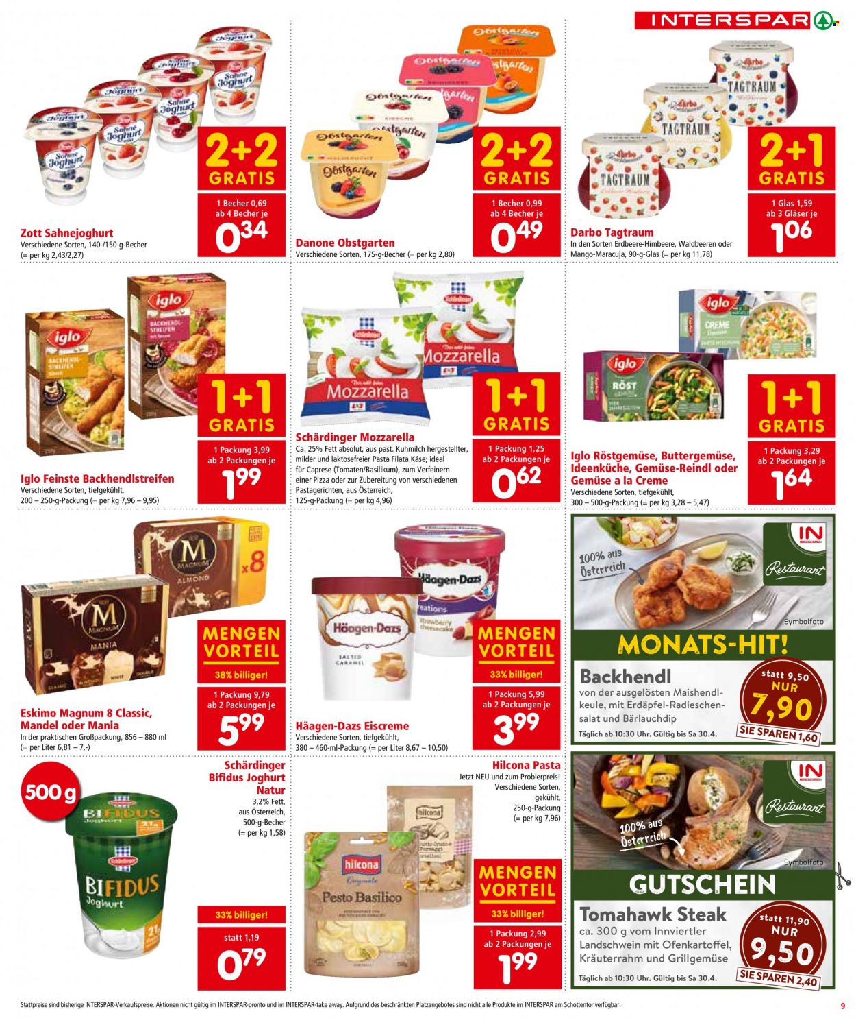Angebote INTERSPAR - 21.4.2022 - 4.5.2022. Seite 9