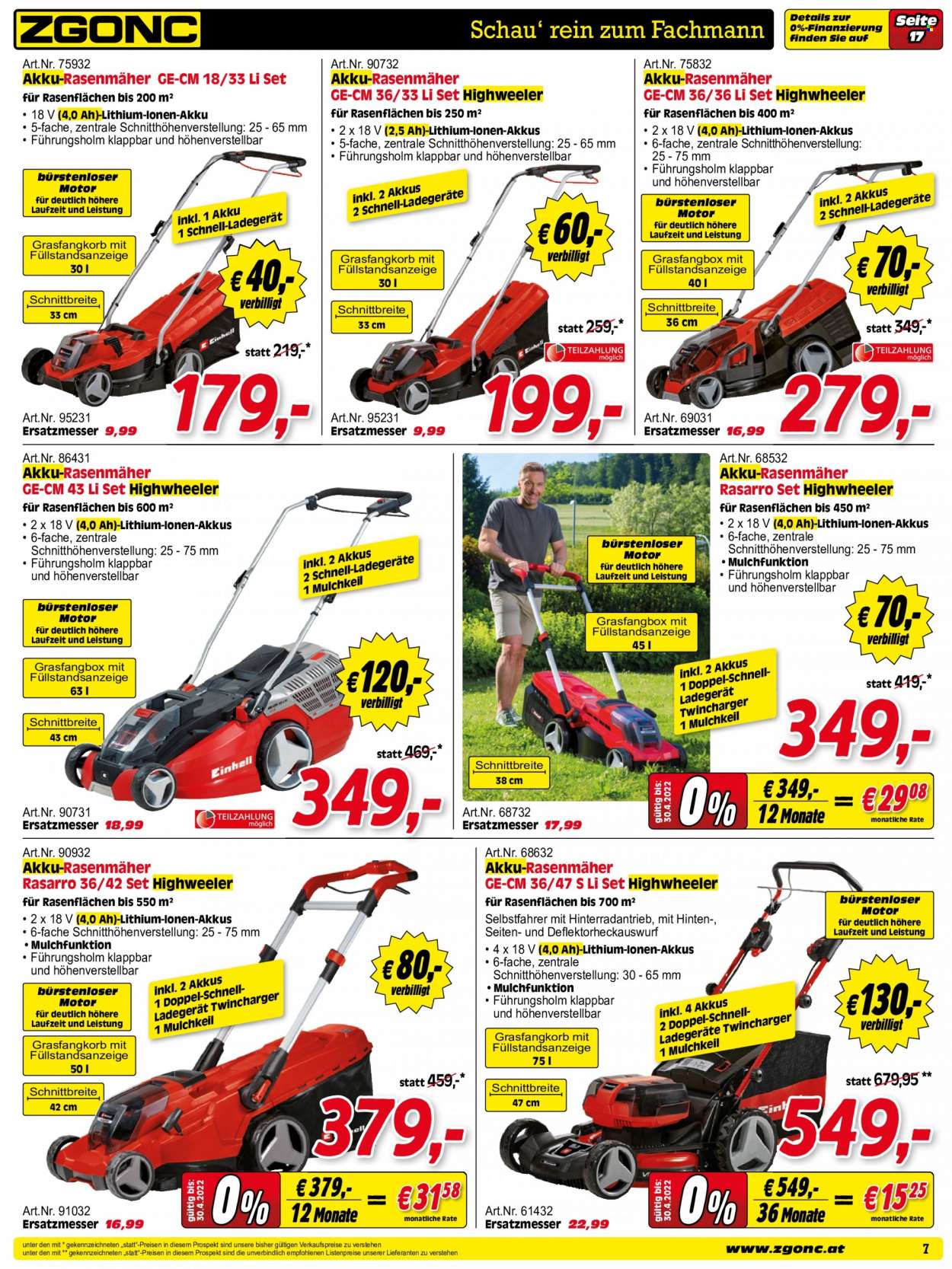 Angebote Zgonc - 1.4.2022 - 30.4.2022. Seite 7