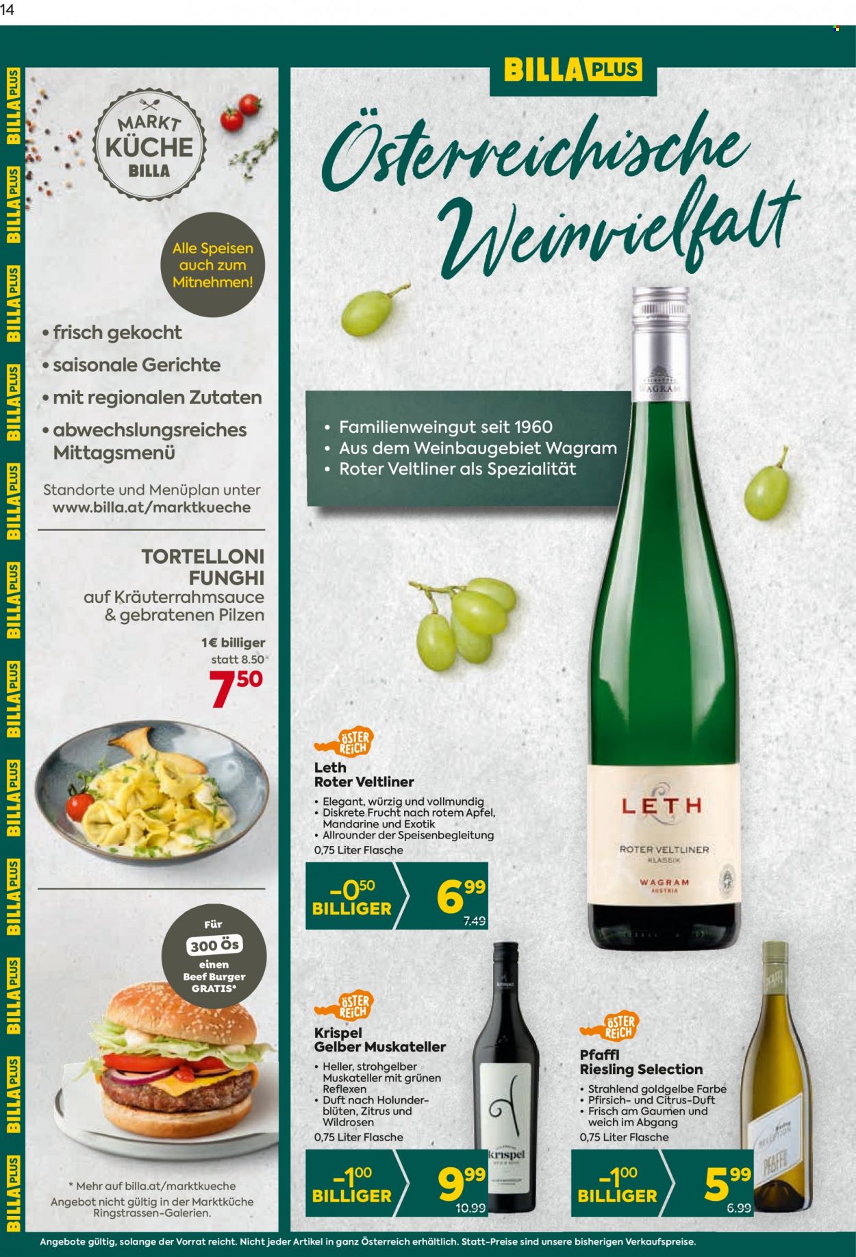 Angebote Billa Plus - 21.4.2022 - 27.4.2022. Seite 14