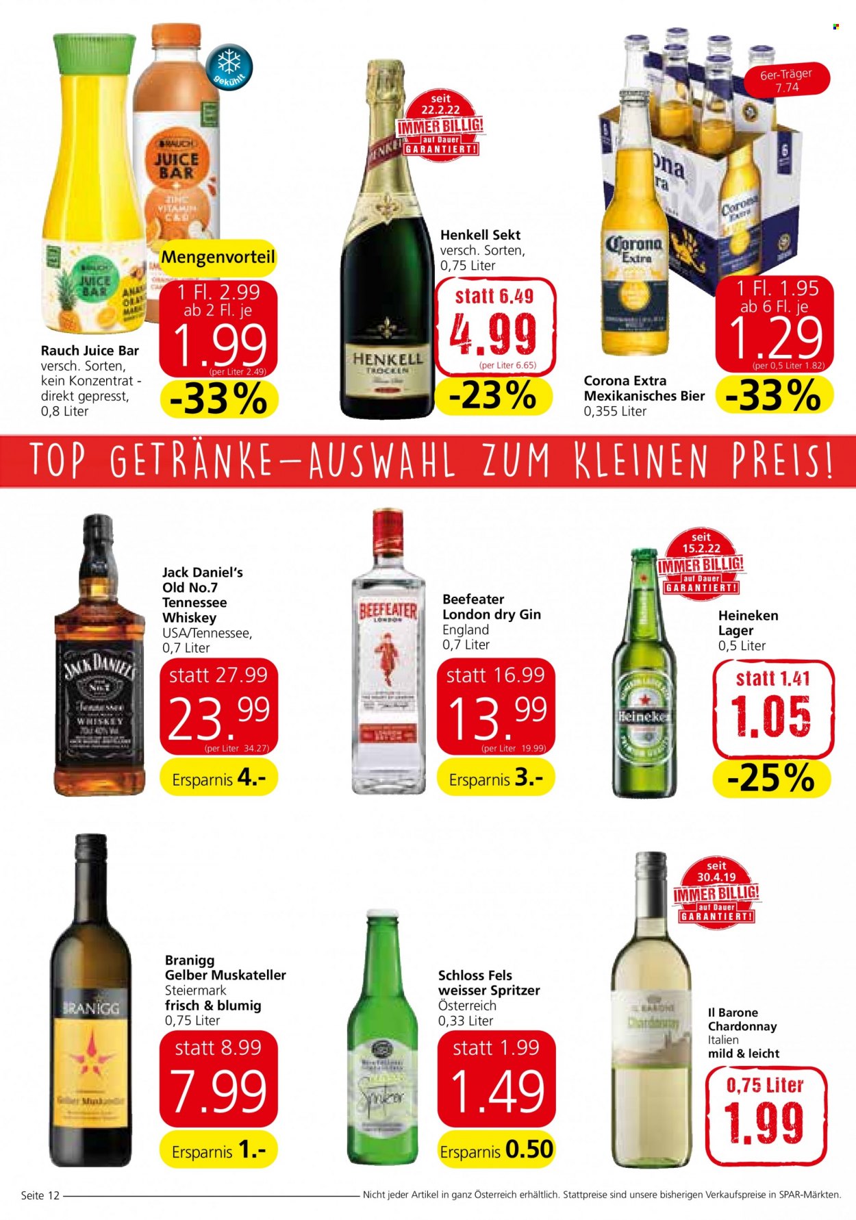 Angebote SPAR - 21.4.2022 - 4.5.2022. Seite 12