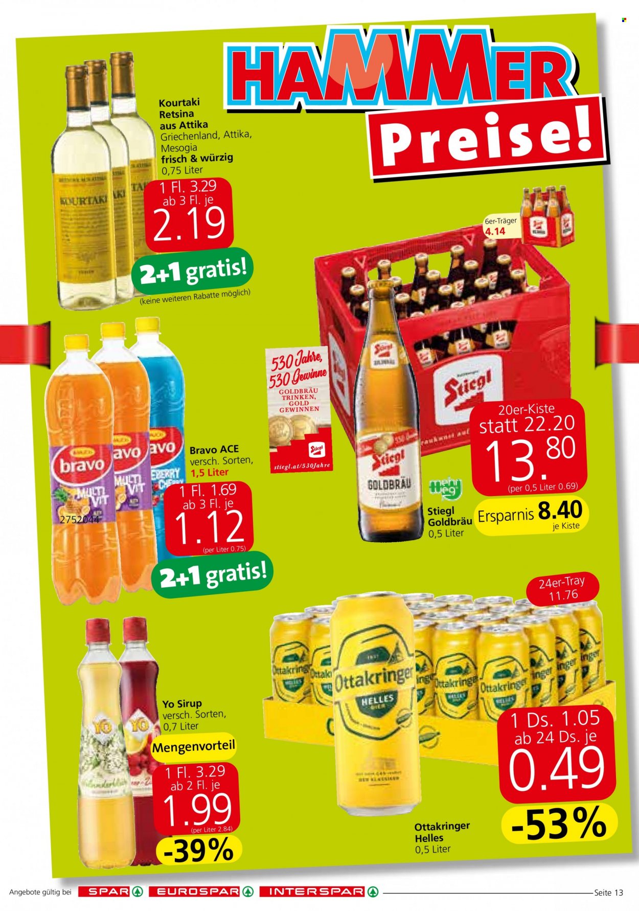 Angebote SPAR - 21.4.2022 - 4.5.2022. Seite 13