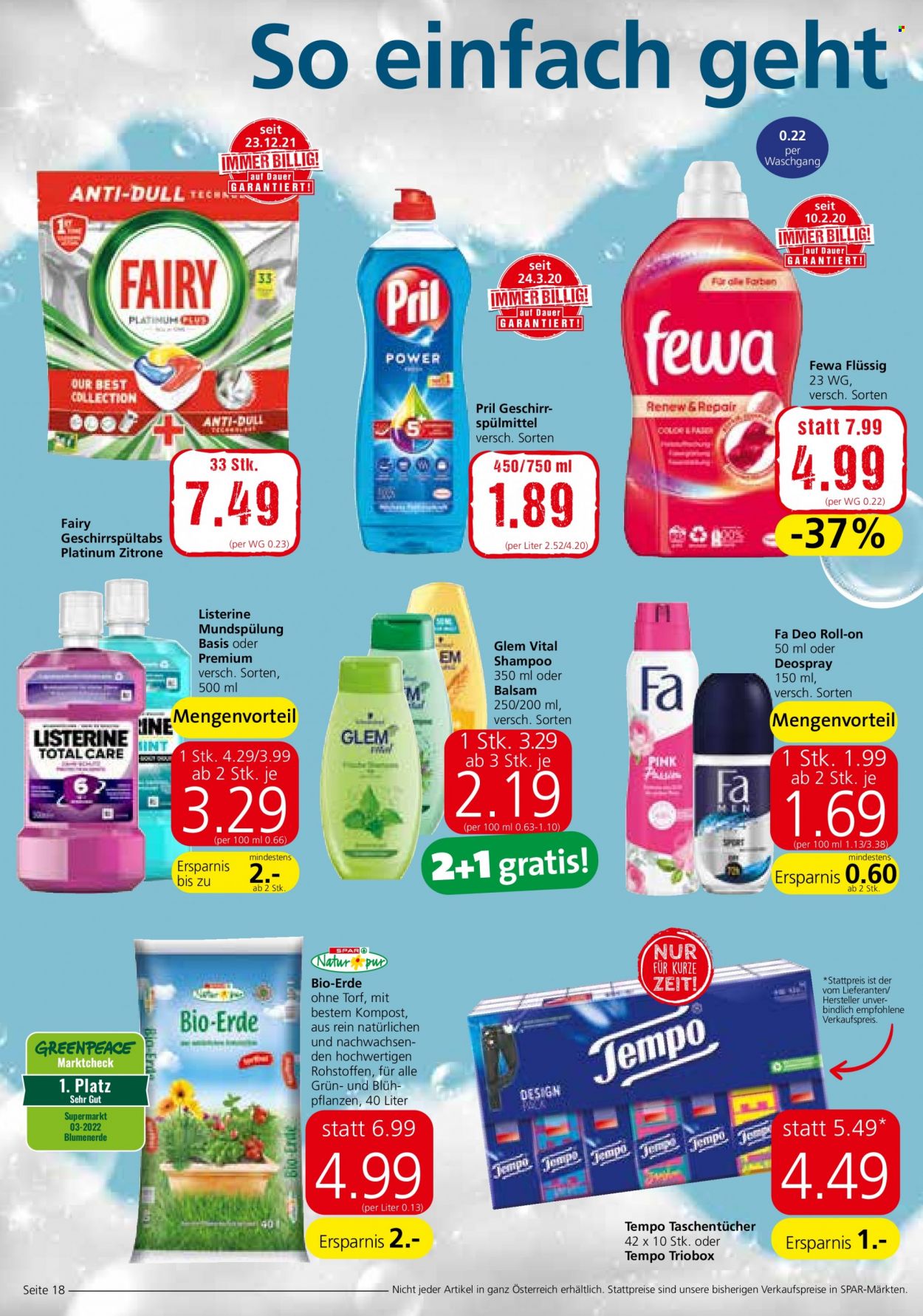 Angebote EUROSPAR - 21.4.2022 - 4.5.2022. Seite 18
