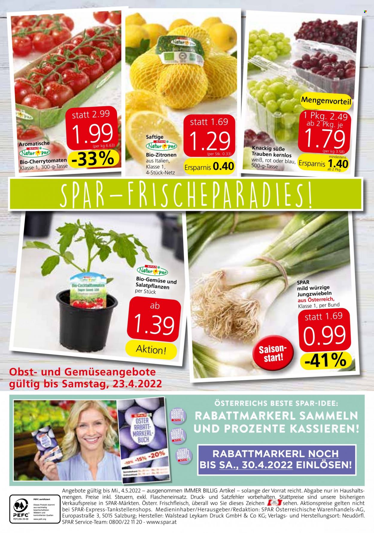 Angebote EUROSPAR - 21.4.2022 - 4.5.2022. Seite 20