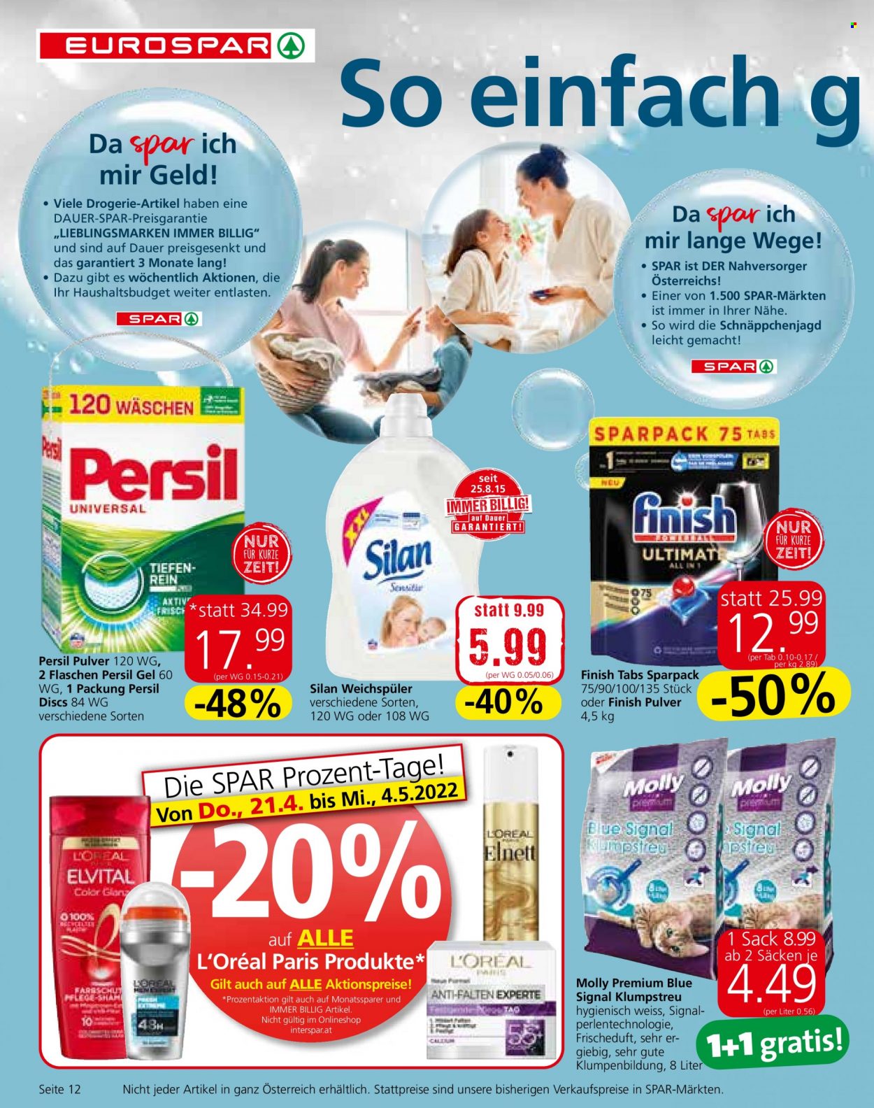 Angebote EUROSPAR - 21.4.2022 - 4.5.2022. Seite 12
