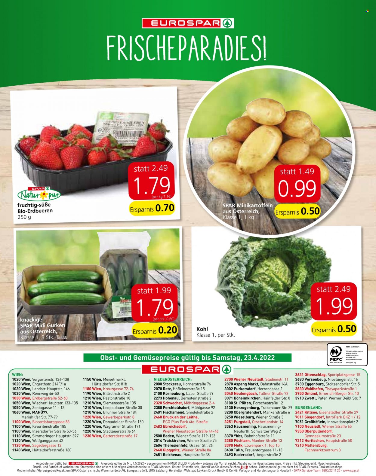 Angebote EUROSPAR - 21.4.2022 - 4.5.2022. Seite 16