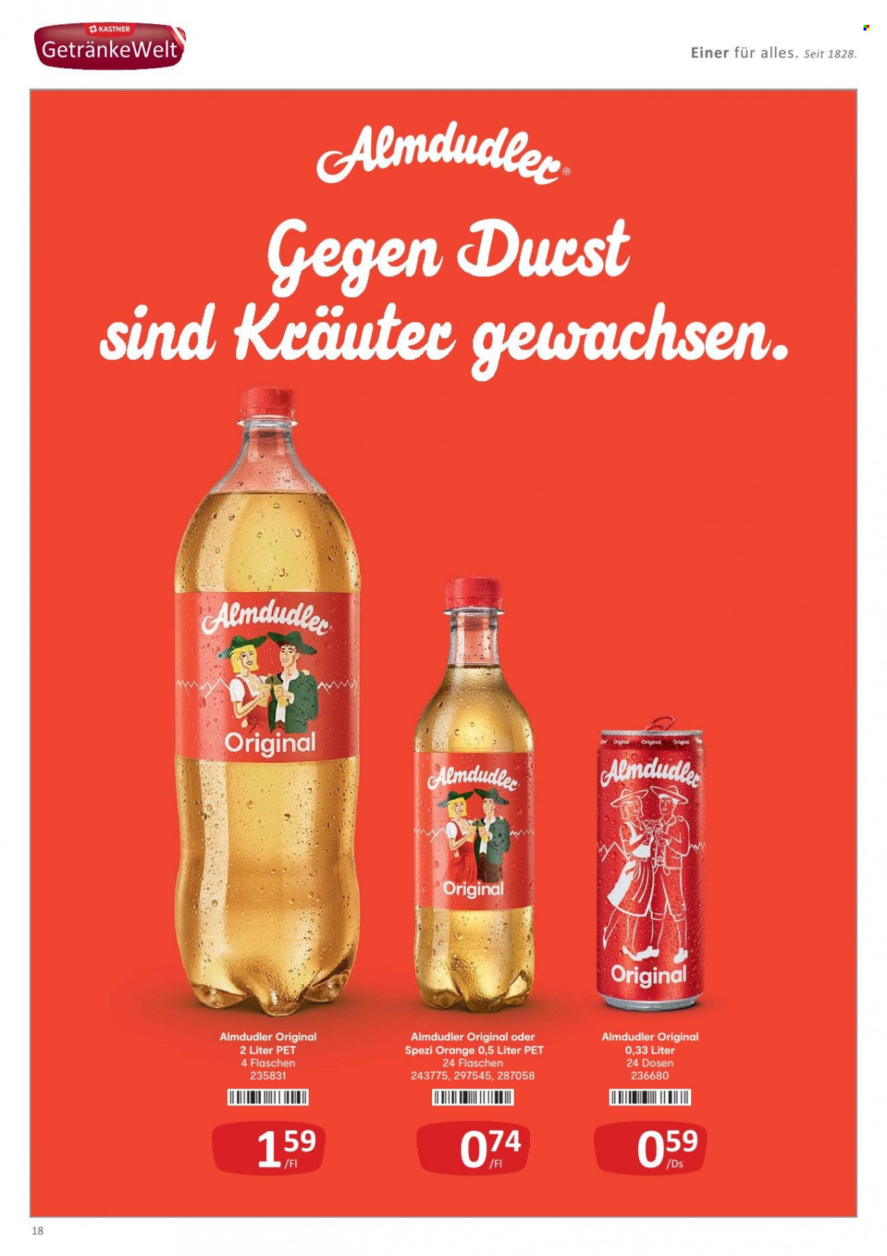 Angebote KASTNER - 25.4.2022 - 7.5.2022. Seite 18