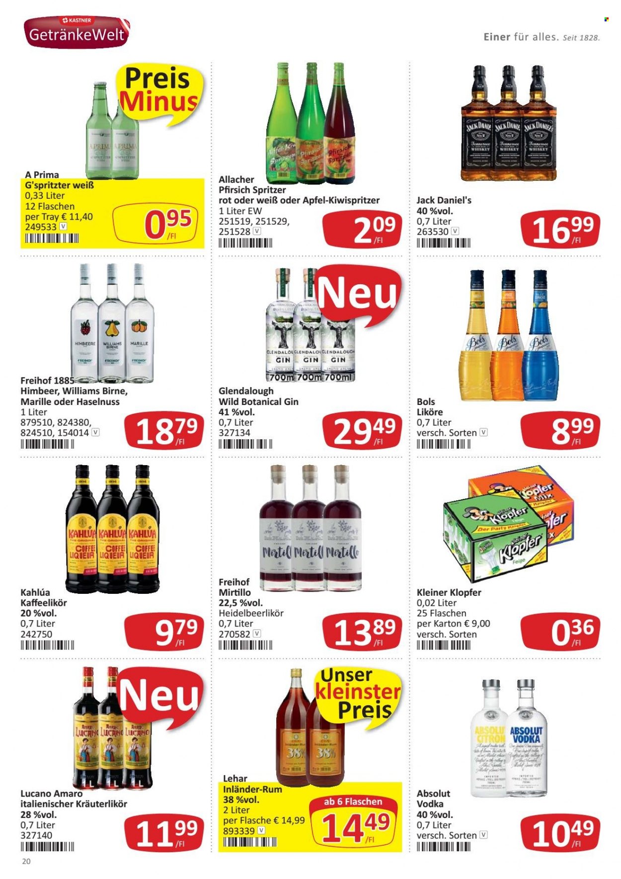 Angebote KASTNER - 25.4.2022 - 7.5.2022. Seite 20
