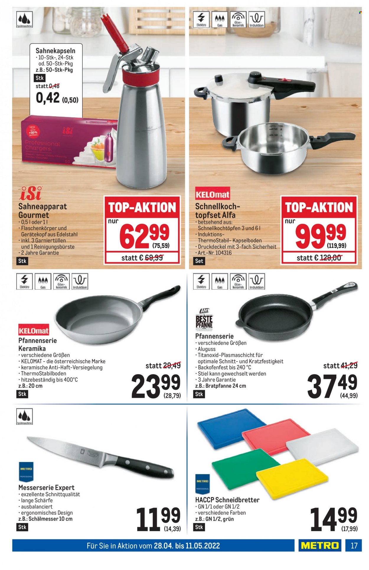 Angebote Metro - 28.4.2022 - 11.5.2022. Seite 17