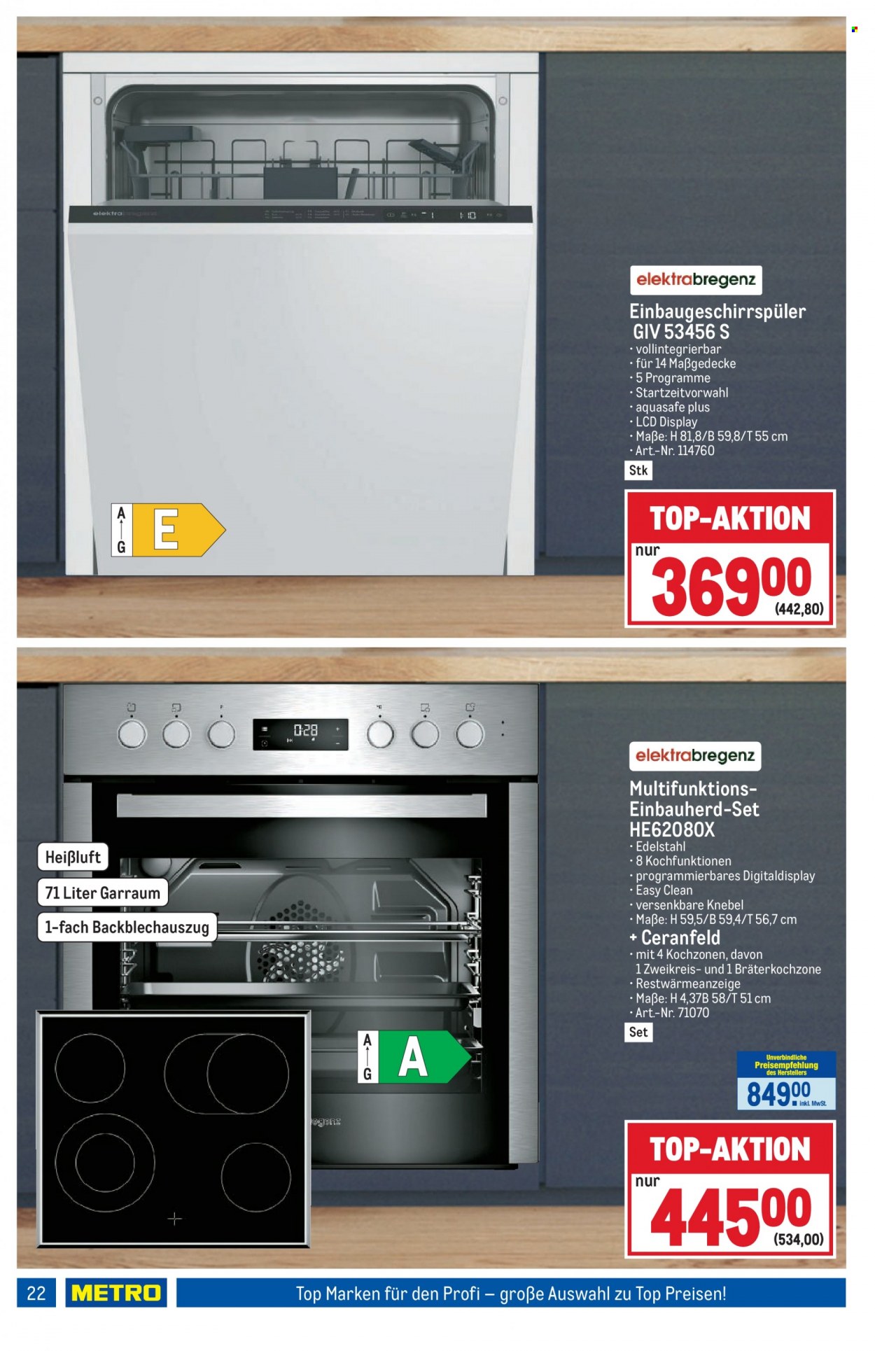 Angebote Metro - 28.4.2022 - 11.5.2022. Seite 22