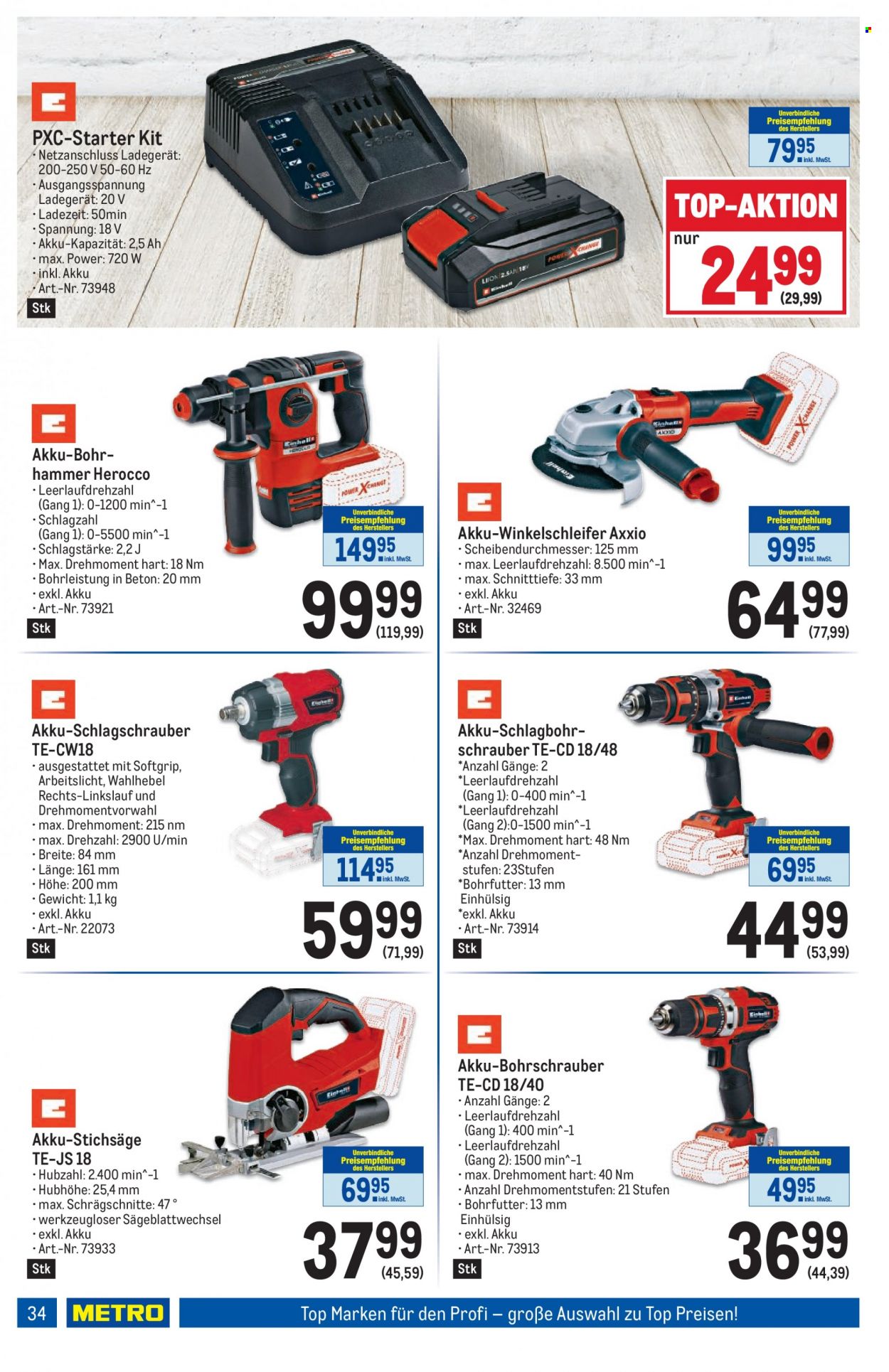 Angebote Metro - 28.4.2022 - 11.5.2022. Seite 34