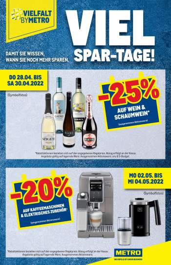 Angebote Metro - 28.4.2022 - 11.5.2022.