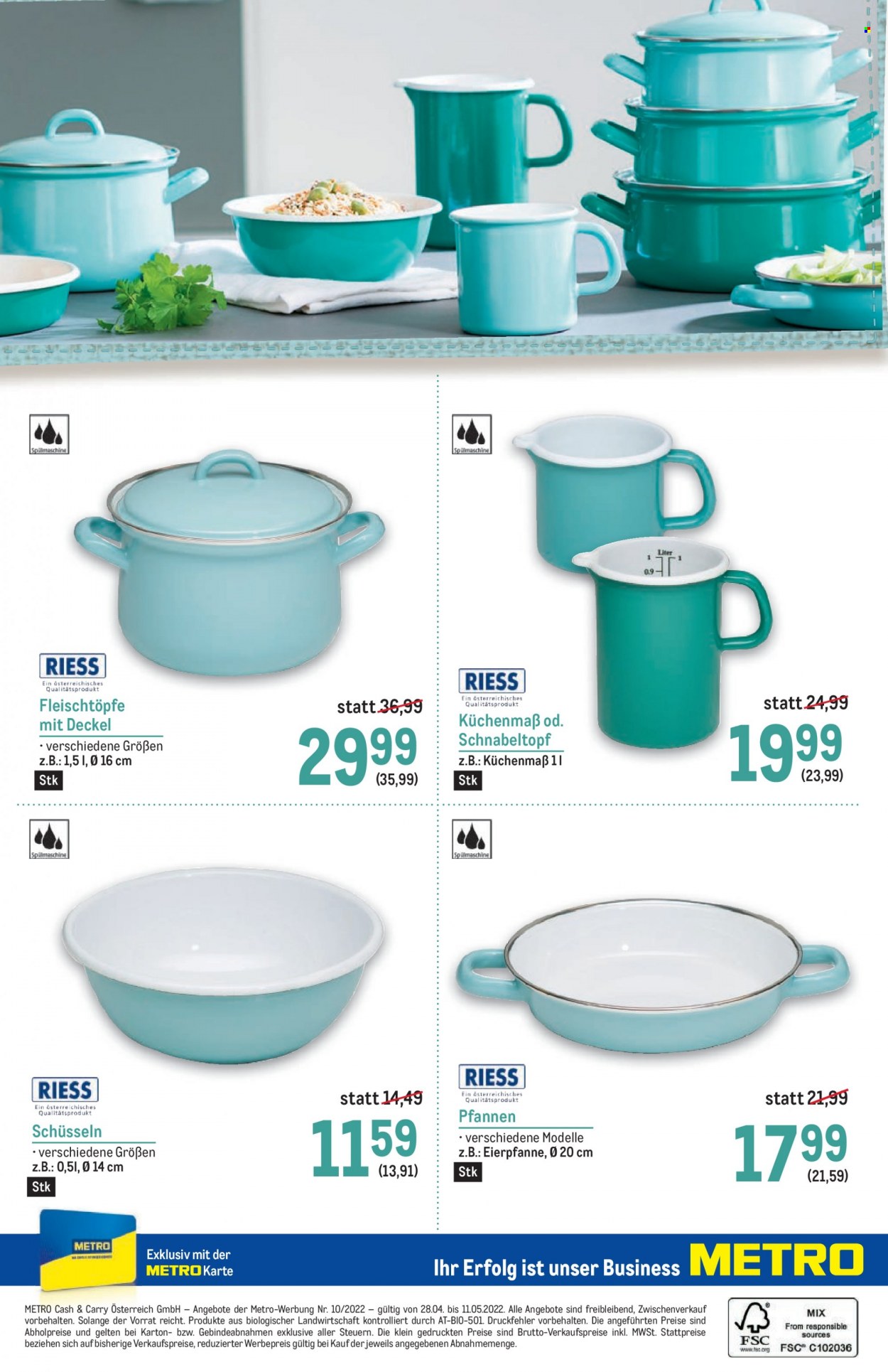 Angebote Metro - 28.4.2022 - 11.5.2022. Seite 16