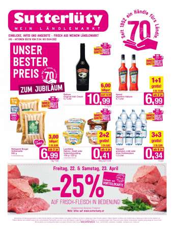Angebote Sutterlüty - 21.4.2022 - 26.4.2022.