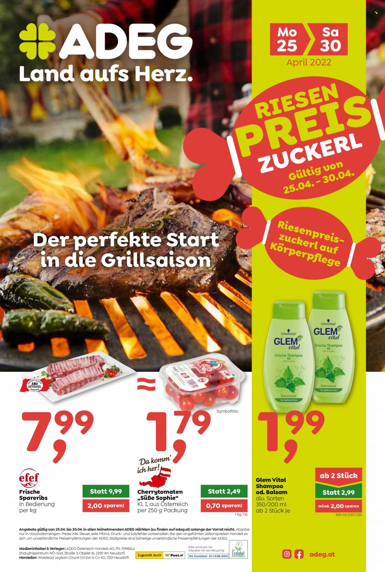 Angebote ADEG - 25.4.2022 - 30.4.2022. Seite 1