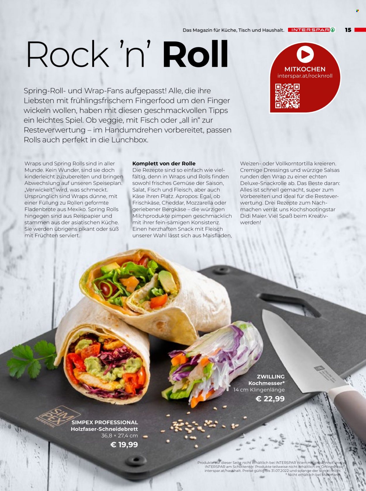 Angebote INTERSPAR - 25.4.2022 - 31.7.2022. Seite 15
